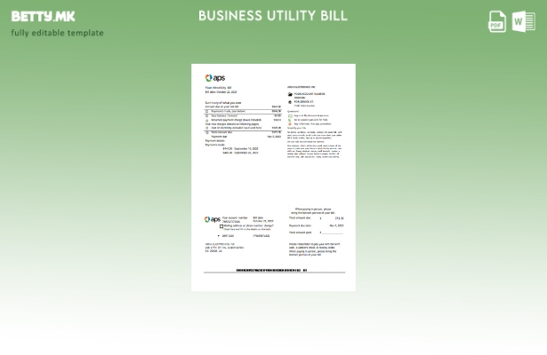 модерен стил Аризона APS електрична енергија доказ за адресата на комунални дело